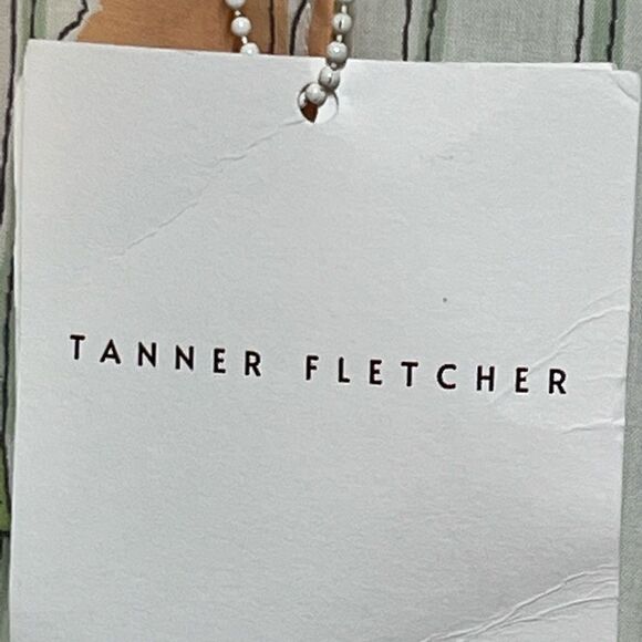 Rare NWT Tanner Fletcher WHITE JOYCE SHIRT IN ORANGE POPPIES Mens Sz XS Women… - Picture 7 of 8